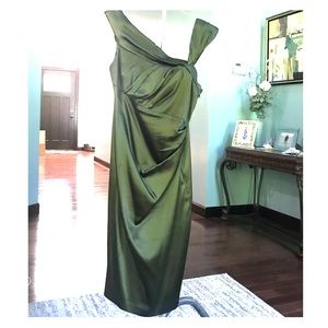 Maggy London Dress, Size 6, Dark Green